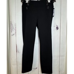 Woman's Black High Waisted Trousers/Dress Pants / Size Medium / Sku0048